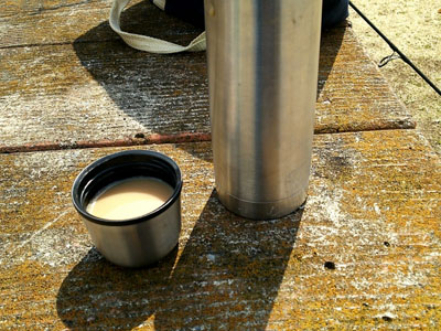 コーヒーの水筒